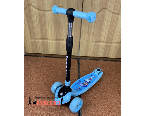 Самокат детский Scooter 828 (LIGHT-BLUE)